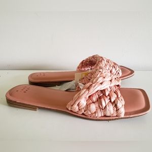 Women's Pink Nicolette Slide Sandals Size 7.5